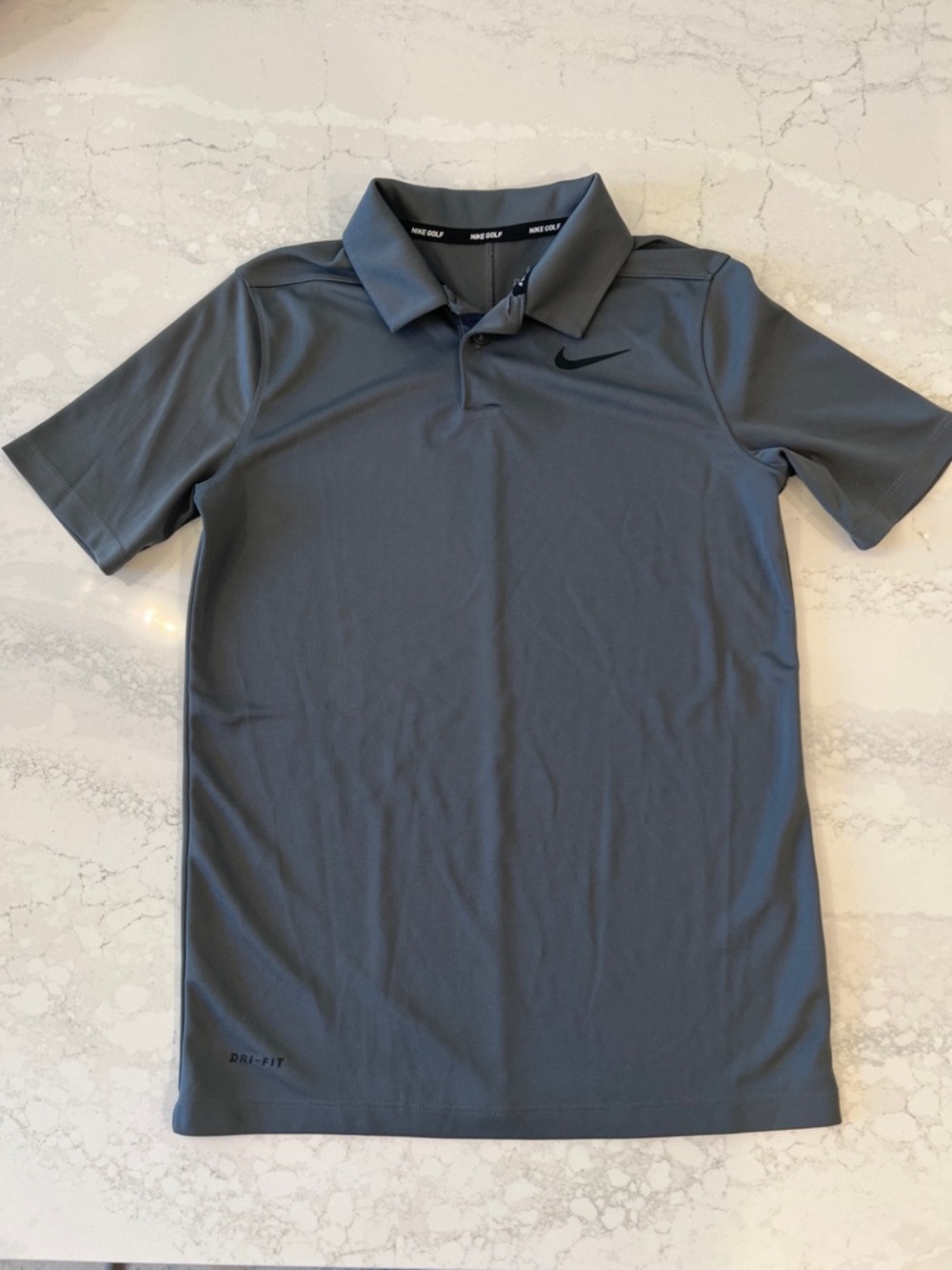 Nike Golf Youth Dri-FIT Polo - Charcoal Gray